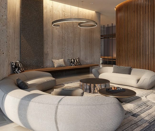 Detalhe de um projeto de interiores remodelado