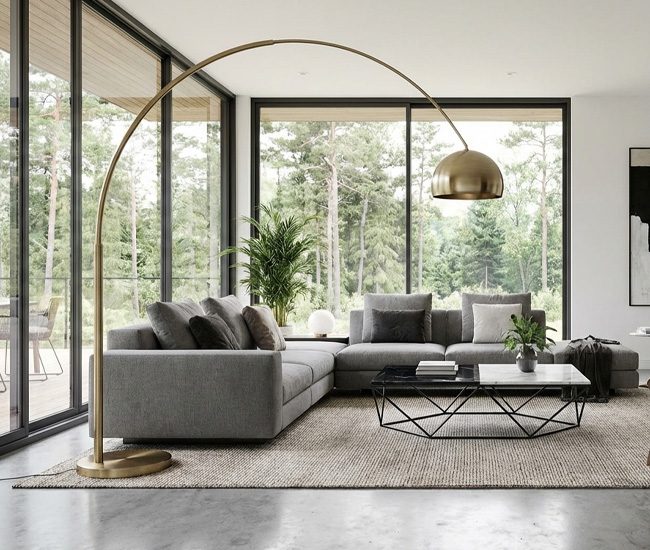Interior personalizado após remodelação